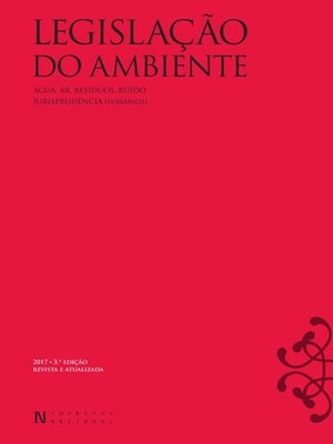 cover image of Legislação do Ambiente  3.ª Edição